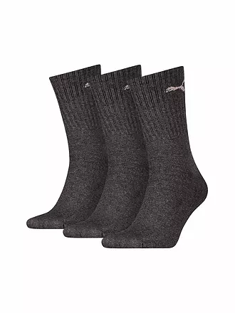 PUMA | Chaussettes de sport Crew, lot de 3 | grau